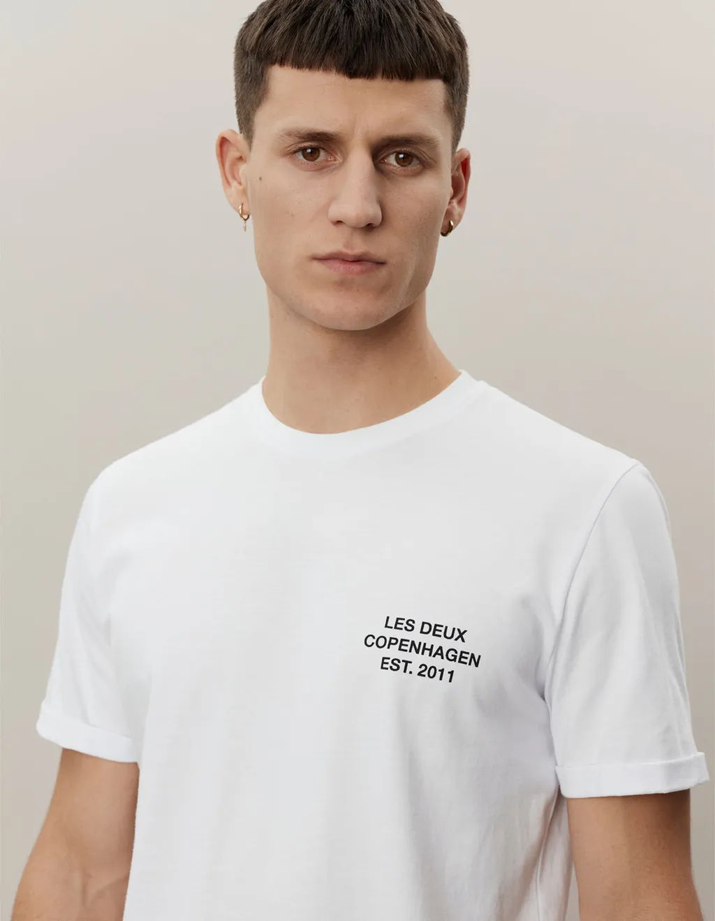 T-Shirt With Round Neck And Short Sleeves