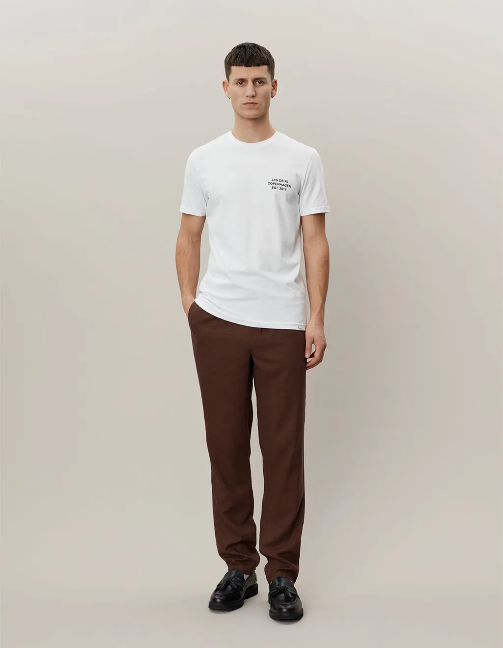 T-Shirt With Round Neck And Short Sleeves