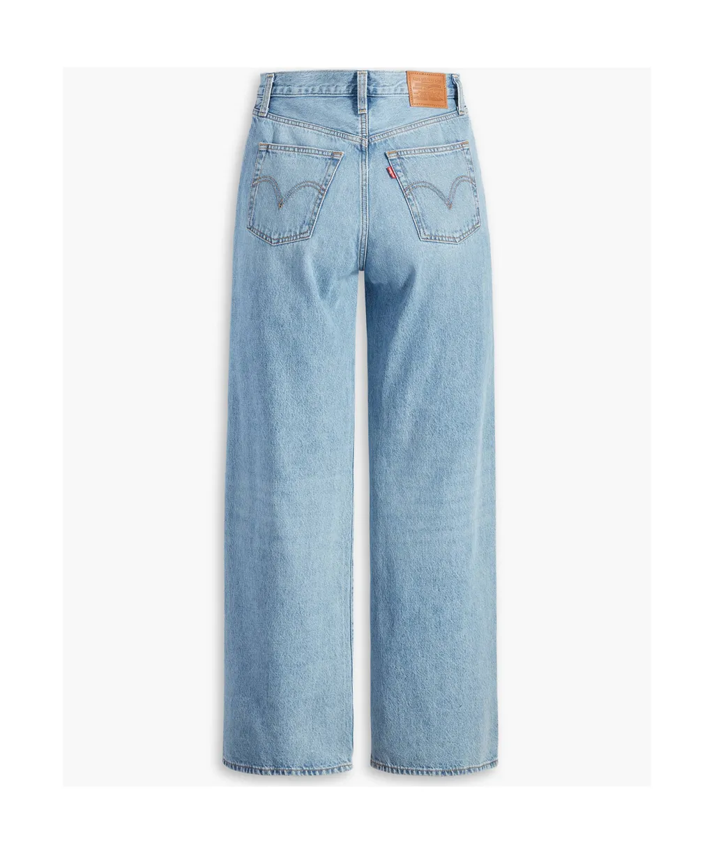 Logo Patch Wide-Leg Jeans