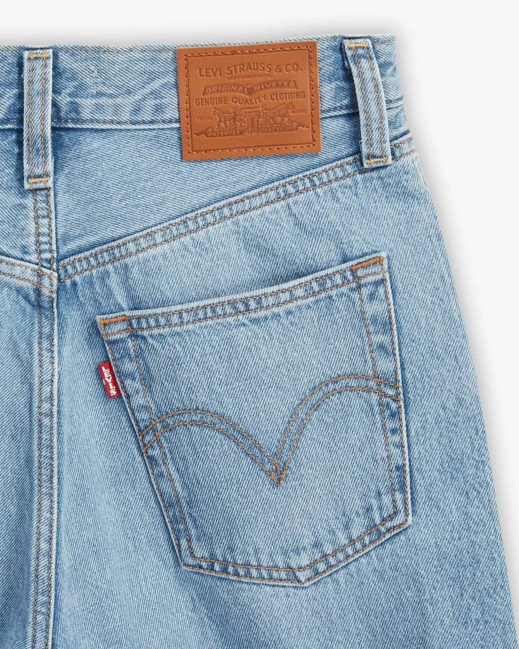 Logo Patch Wide-Leg Jeans