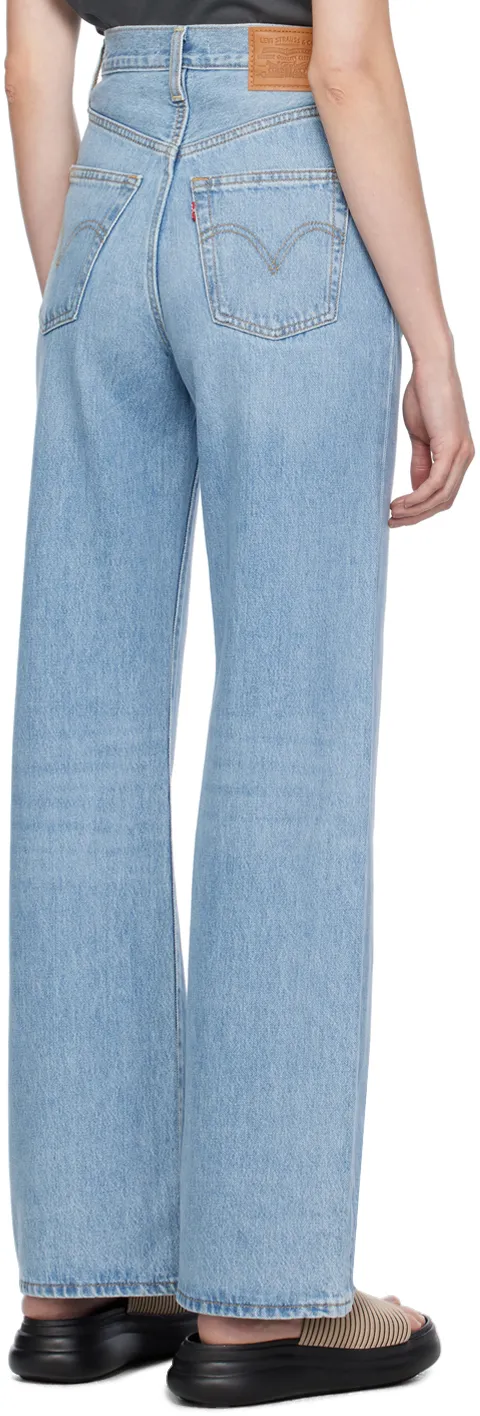 Logo Patch Wide-Leg Jeans