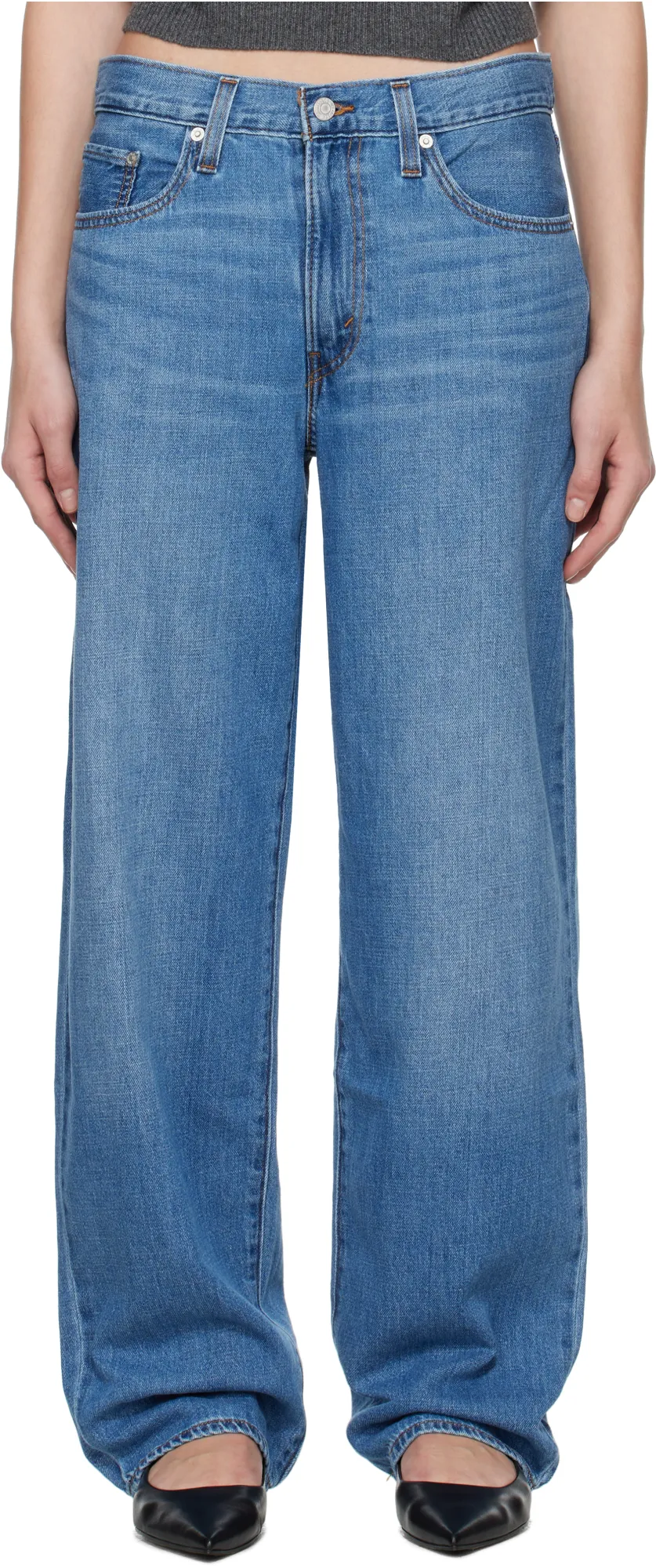 Logo-Patch Jeans