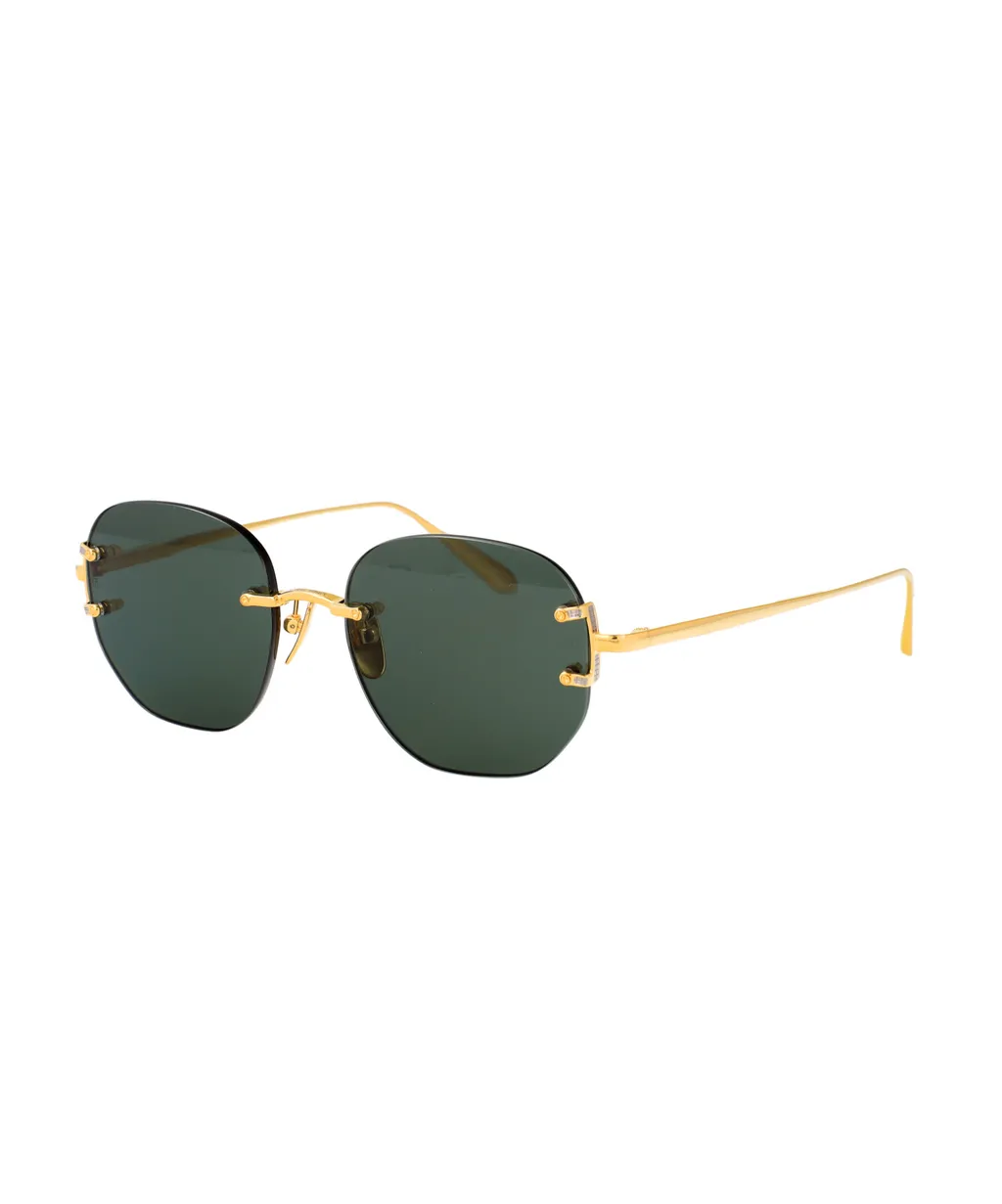 Geometric-Frame Sunglasses