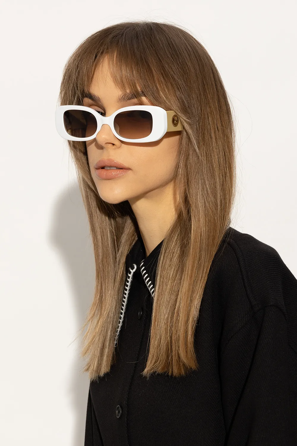 Lola Rectangular Frame Sunglasses