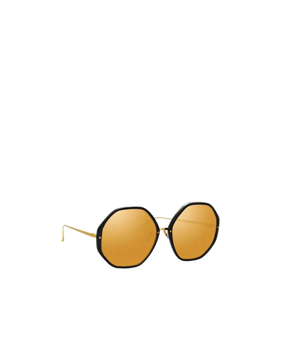 Hexagonal Frame Sunglasses
