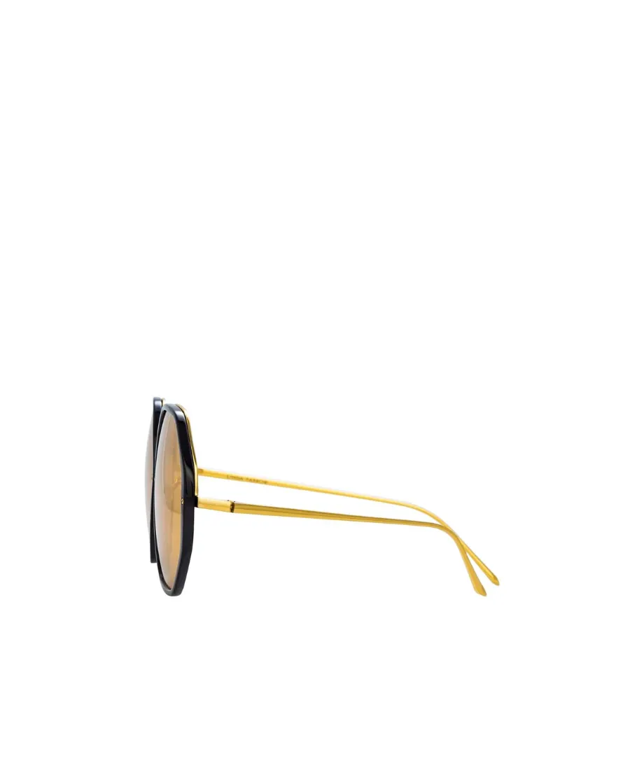 Hexagonal Frame Sunglasses