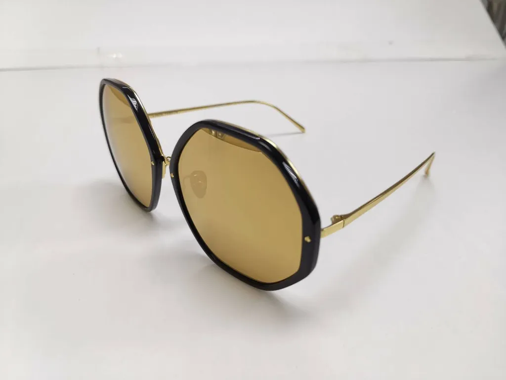 Hexagonal Frame Sunglasses
