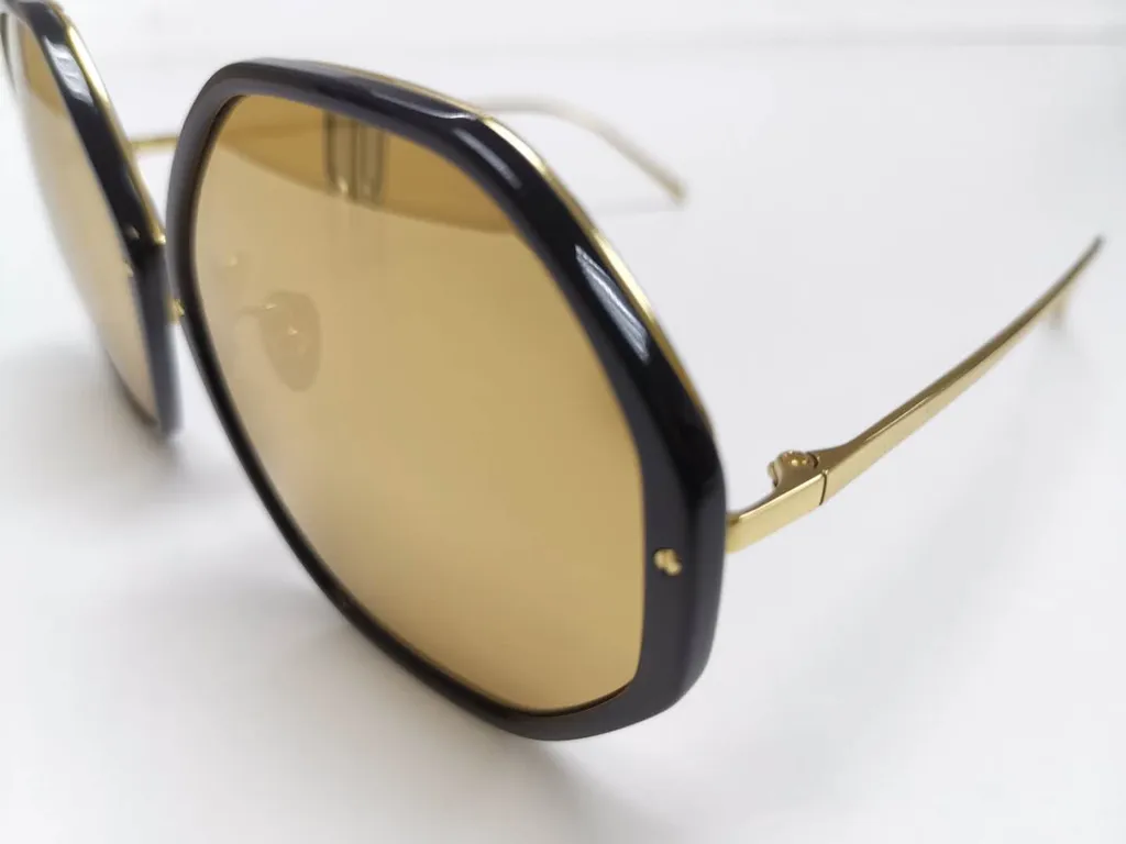 Hexagonal Frame Sunglasses