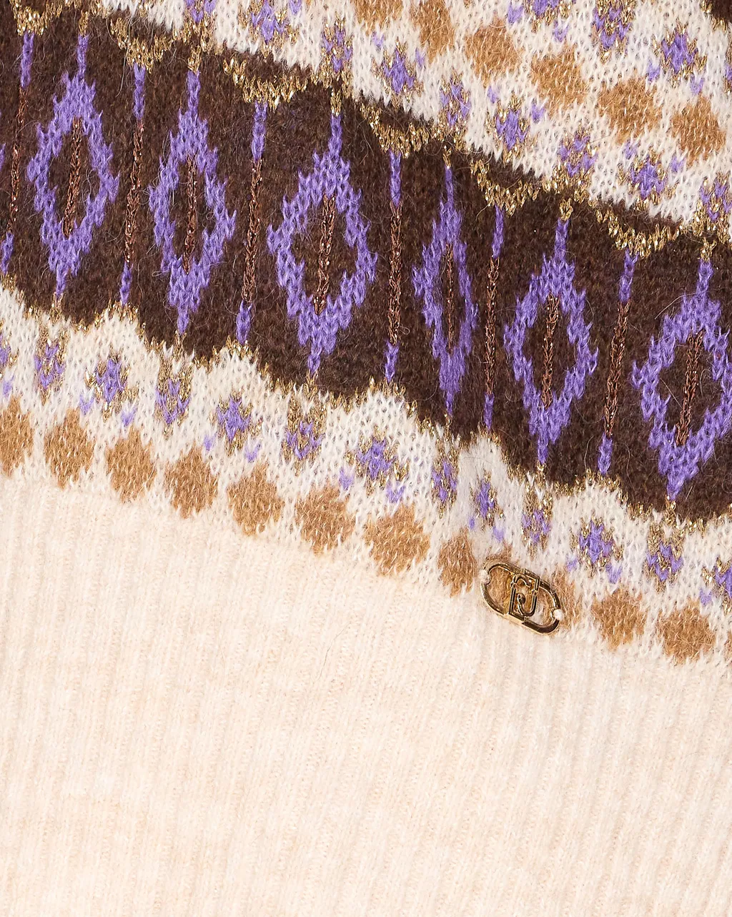 Jacquard Turtleneck Jumper