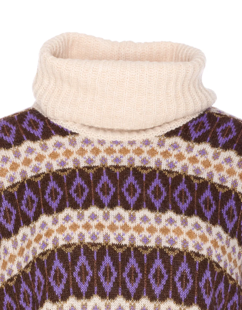 Jacquard Turtleneck Jumper
