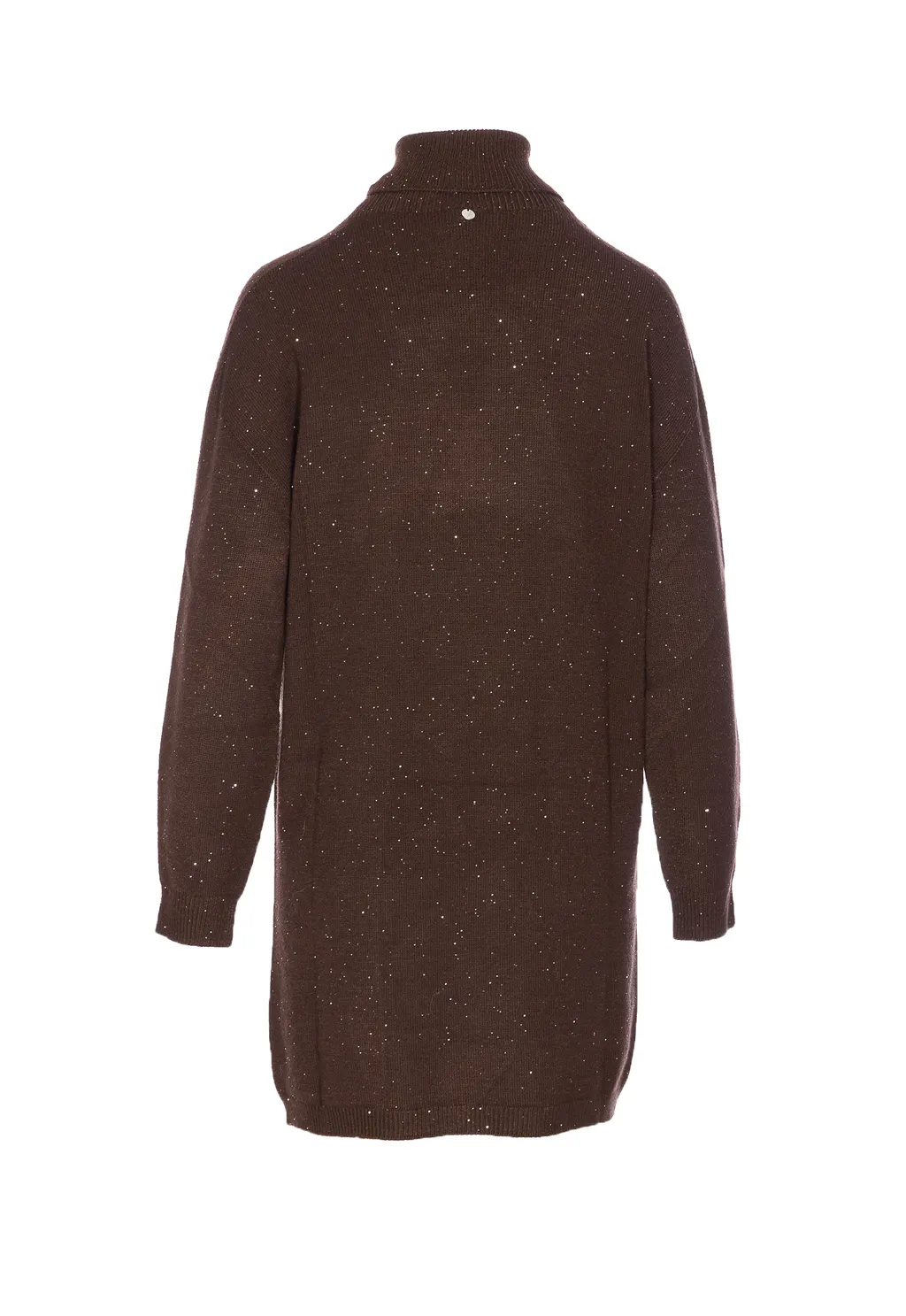 Micro-Sequins Knit Dress
