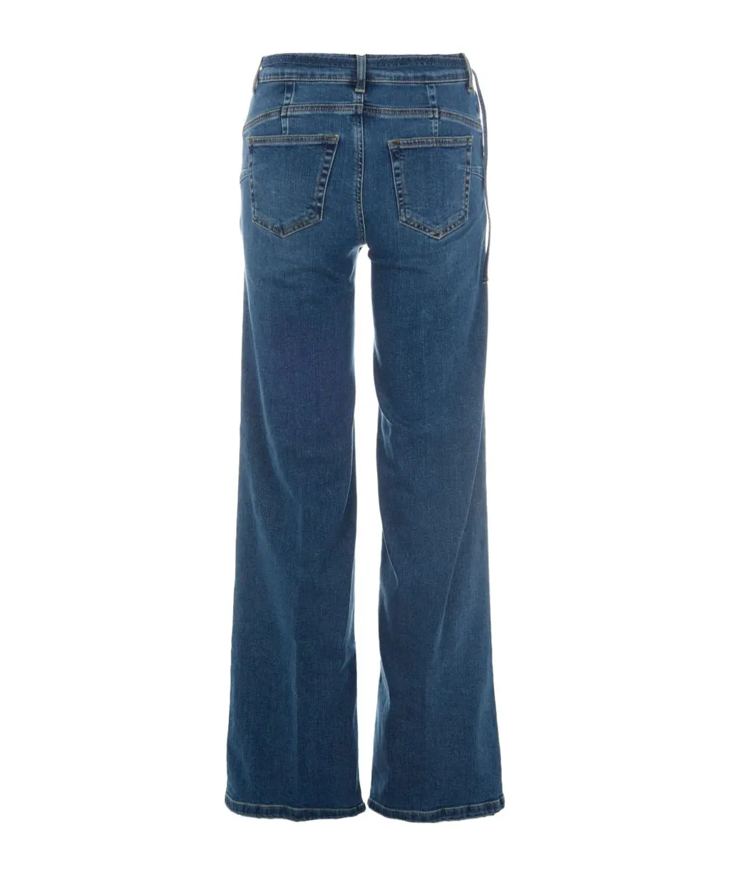 High-Waist Wide-Leg Jeans