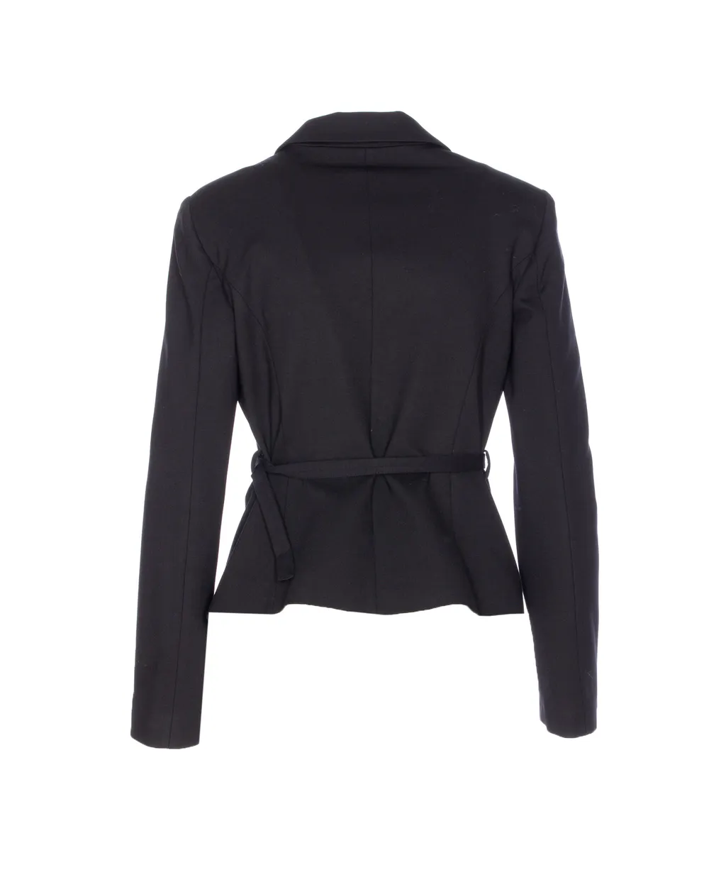 Belted Single-Breasted Jacket