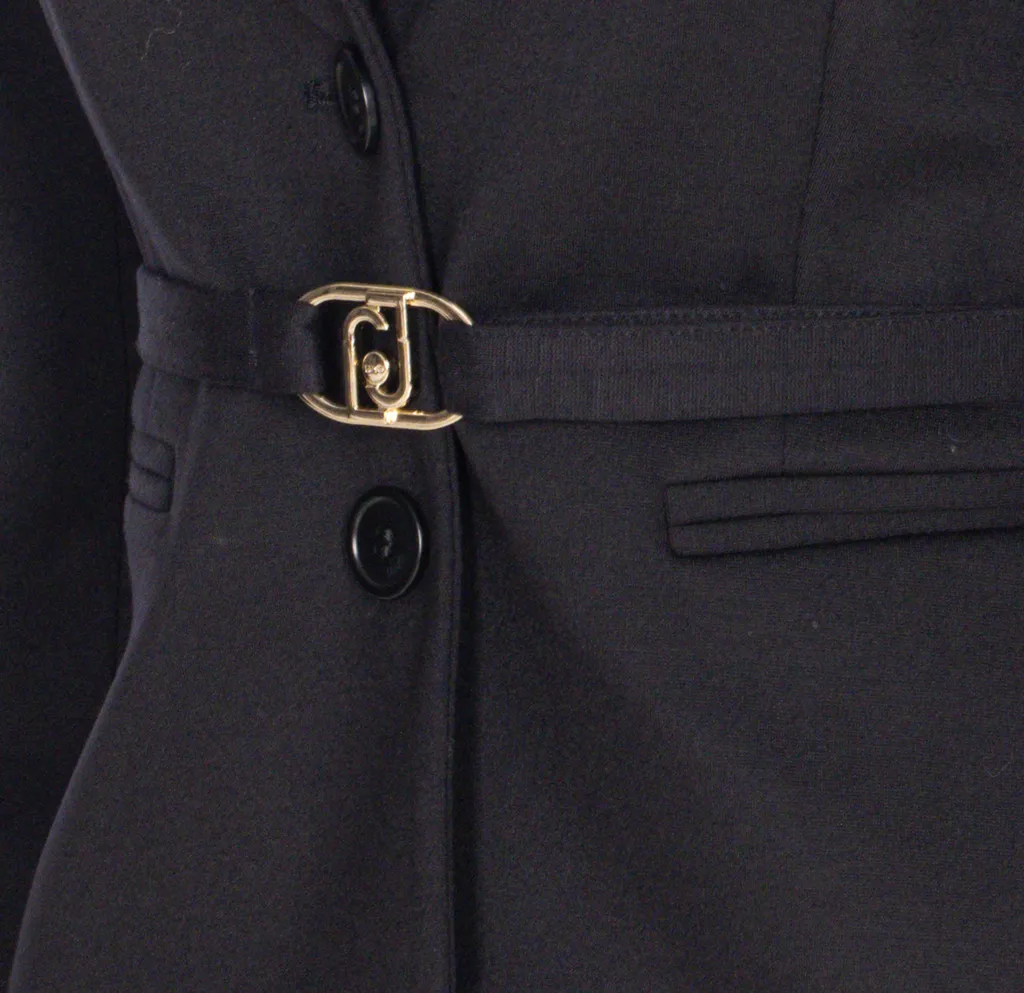 Belted Single-Breasted Jacket