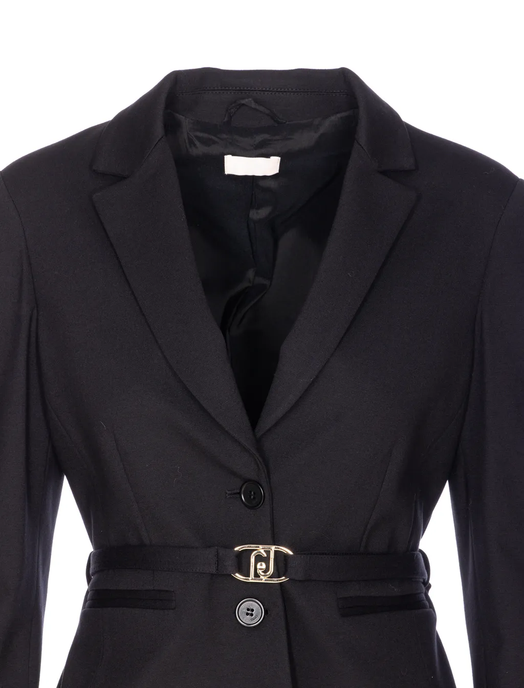 Belted Single-Breasted Jacket