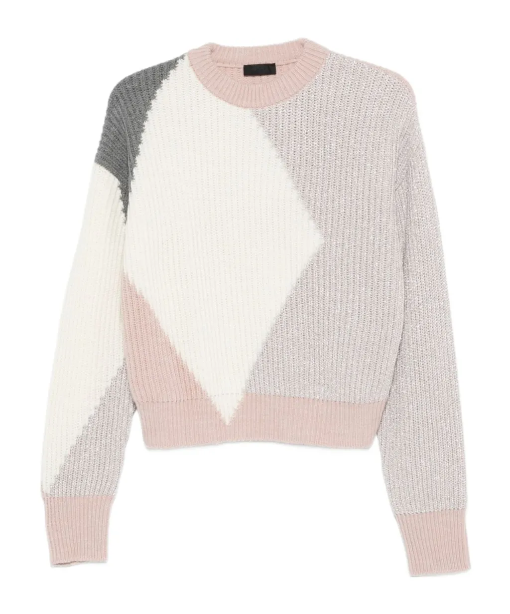 Geometric-Pattern Wool Sweater
