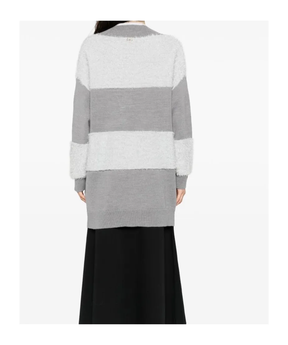 V-Neck Striped Sweater
