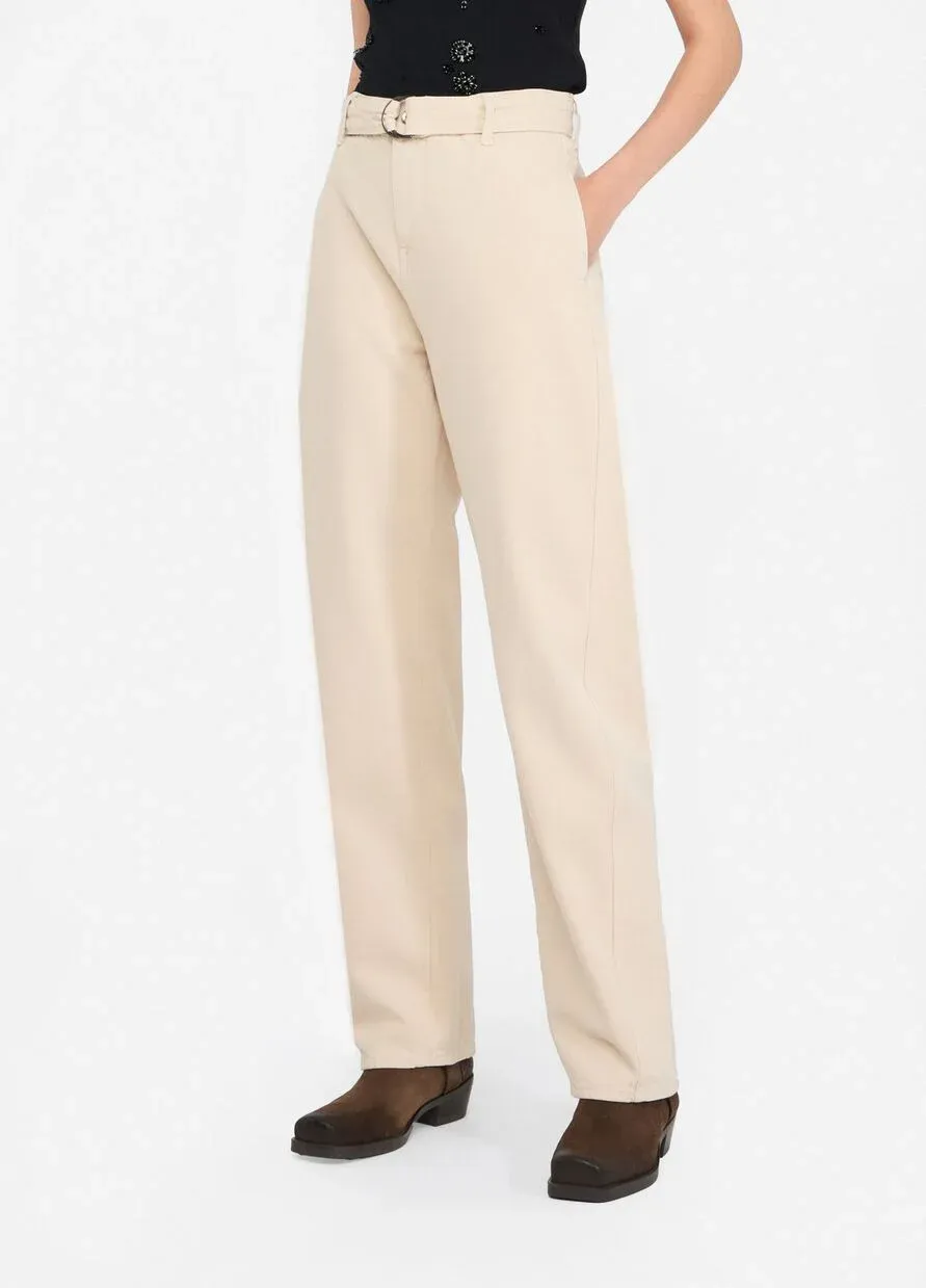 Logo Patch Straight-Leg Jeans