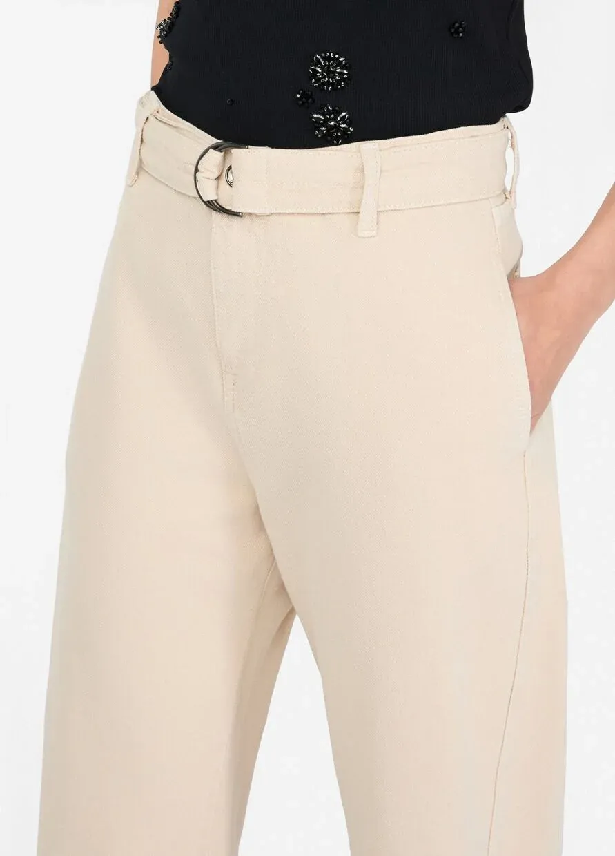 Logo Patch Straight-Leg Jeans
