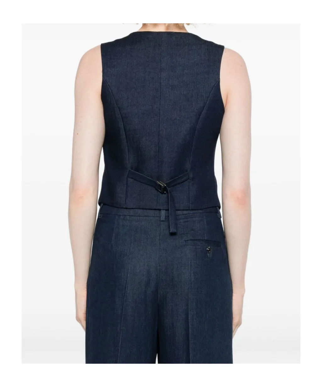 Button-Fastening Waistcoat