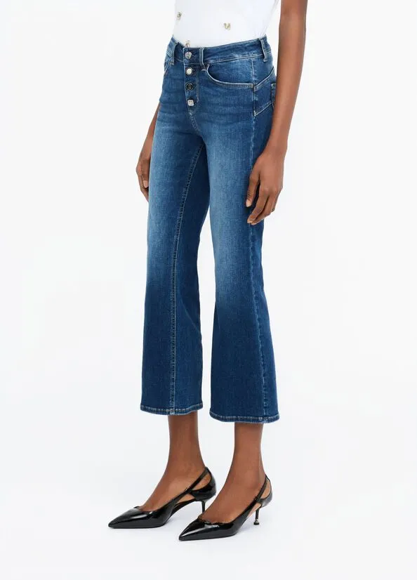 High-Waisted Flare Jeans