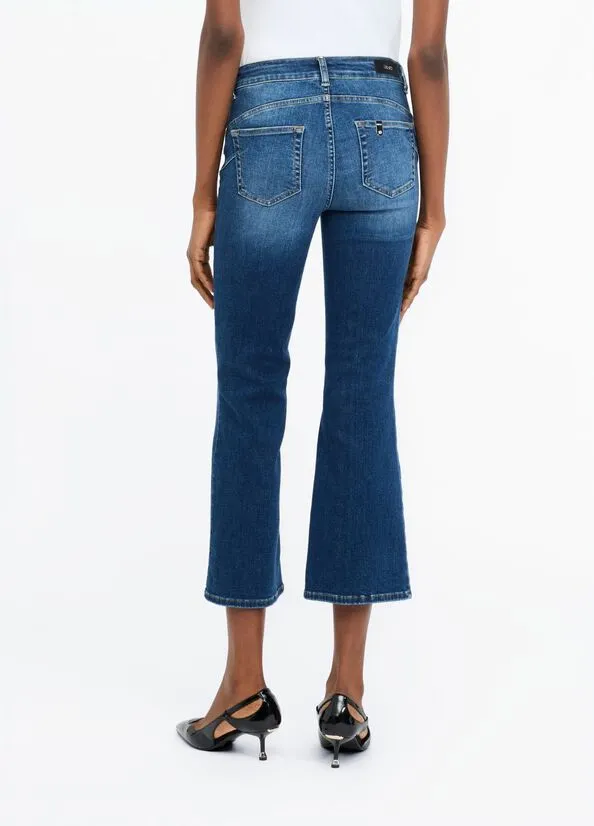 High-Waisted Flare Jeans