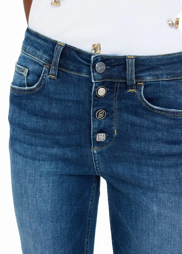 High-Waisted Flare Jeans