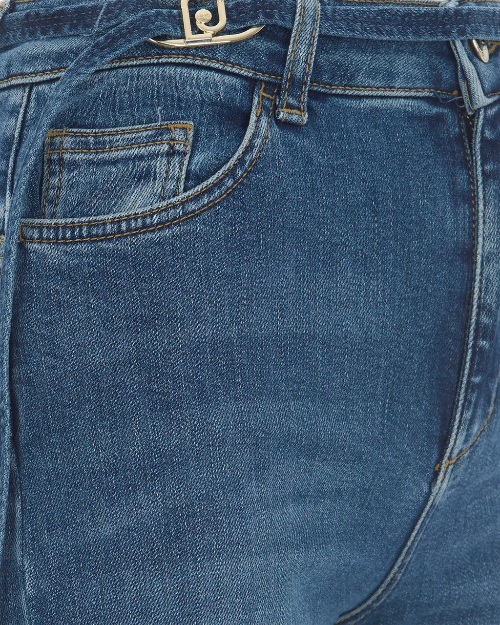 Belt-Lined Jeans