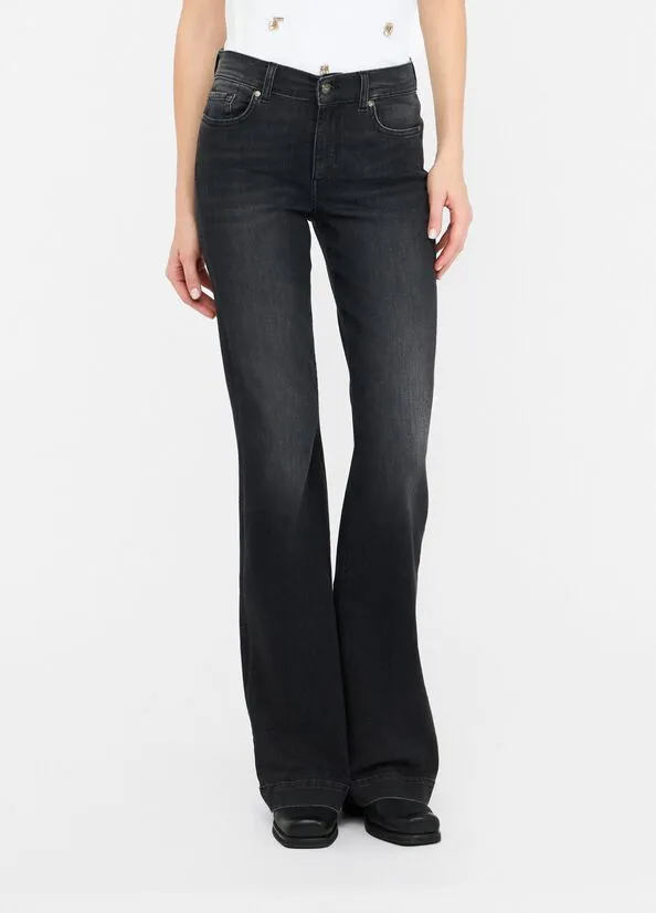 Embellished Flared Jeans