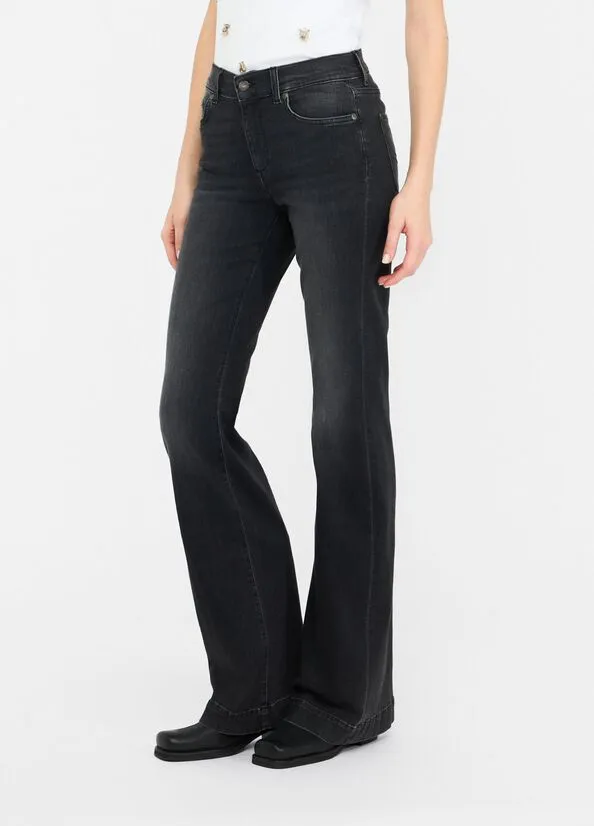 Embellished Flared Jeans