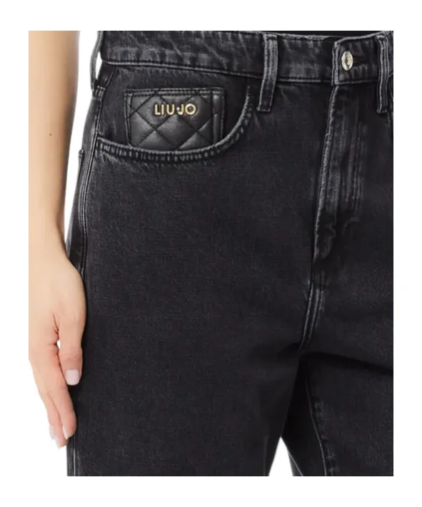 Logo Plaque Straight-Leg Jeans
