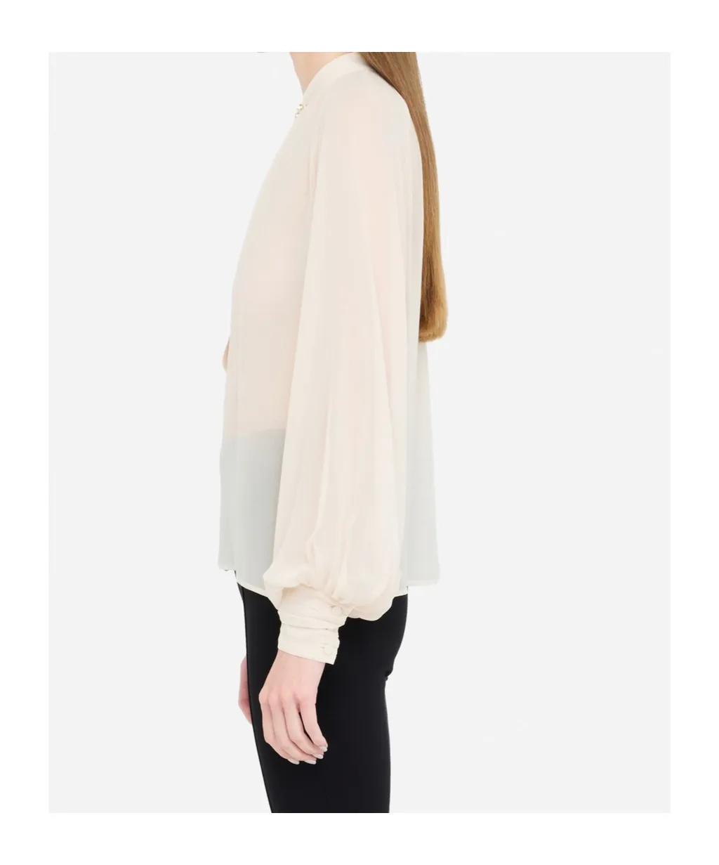 Long Sleeve Embellished Blouse