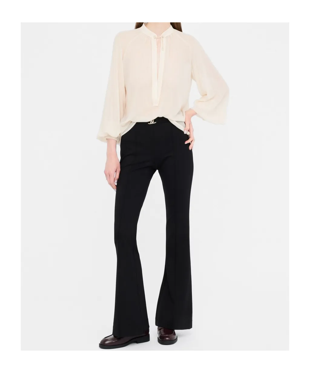 Long Sleeve Embellished Blouse