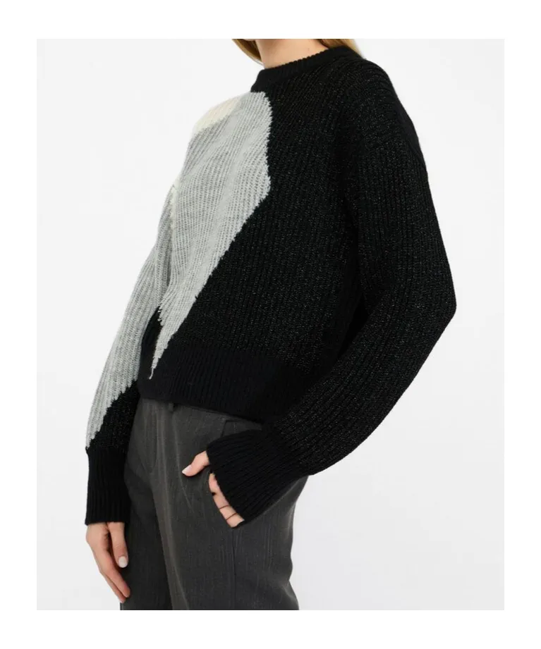 Geometric Inlay Knitwear