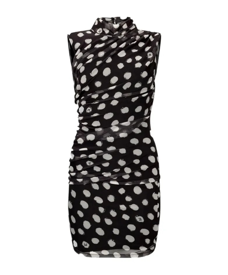 Polka Dot Printed Dress