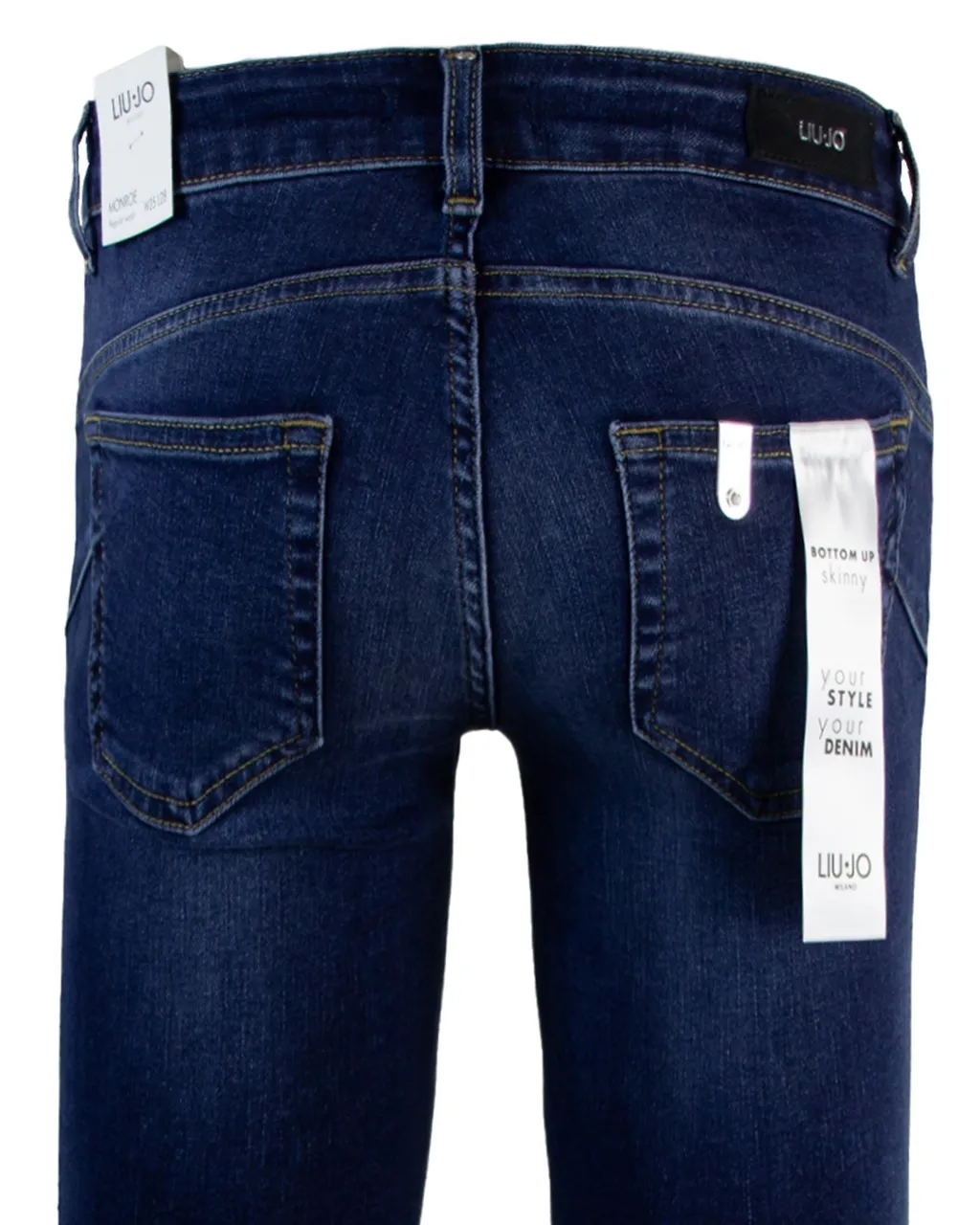Turn-Up Straight Leg Jeans