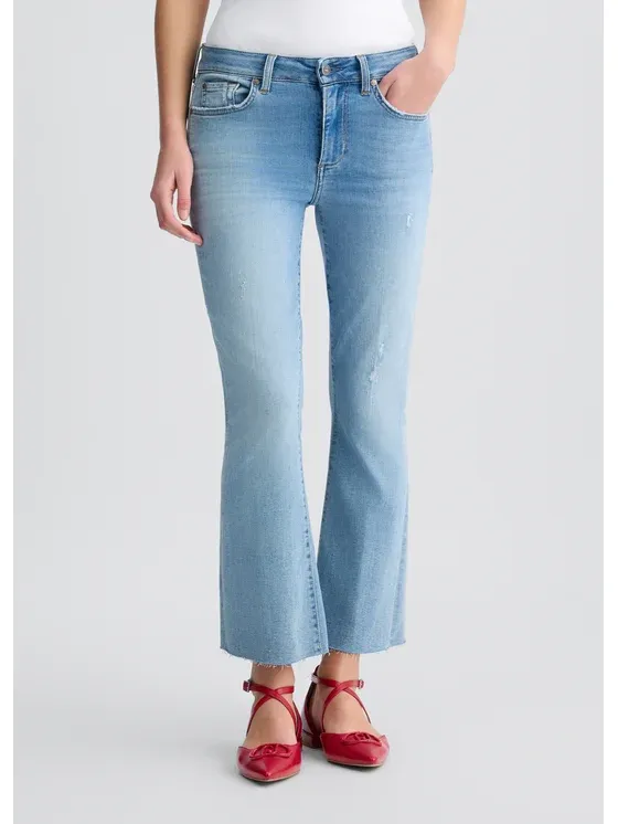 High-Rise Bootcut Jeans