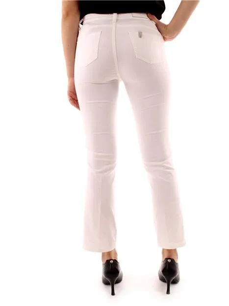 Buttoned Cropped Jeans