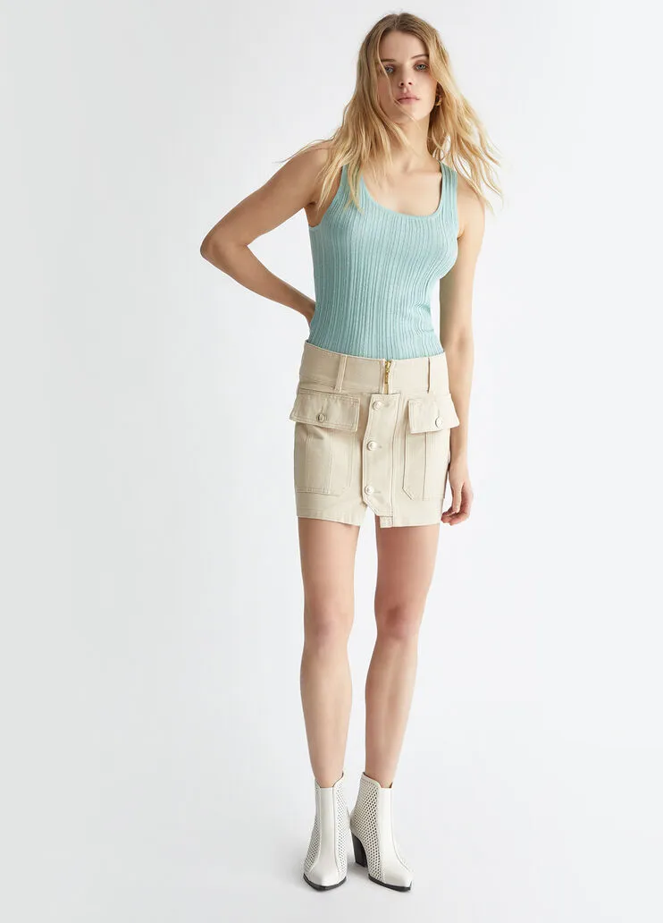 Denim Mini Skirt