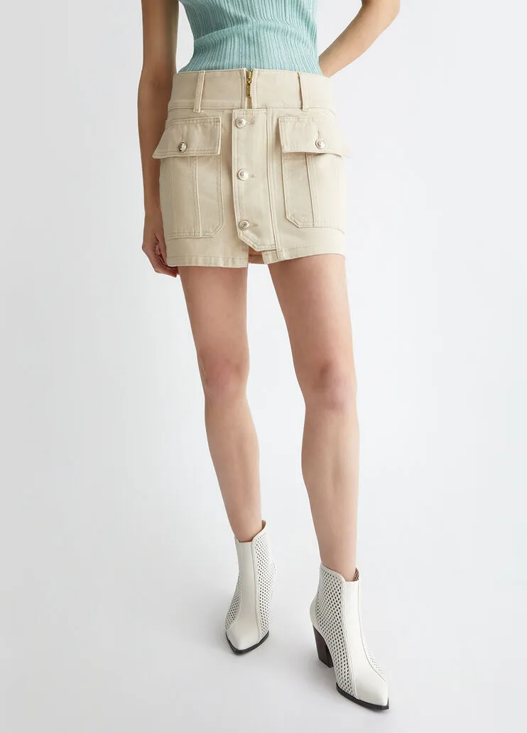 Denim Mini Skirt