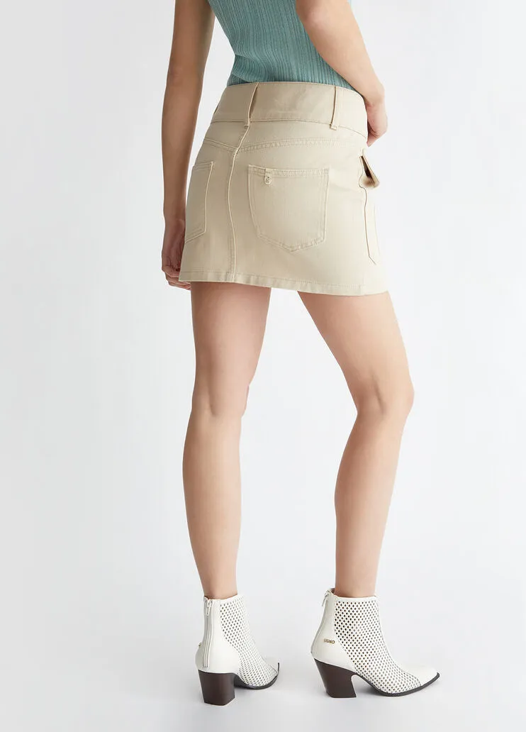 Denim Mini Skirt
