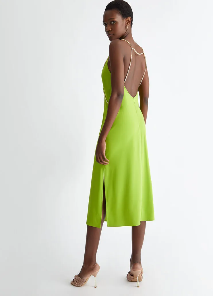 Embellished Strap Smart Dress
