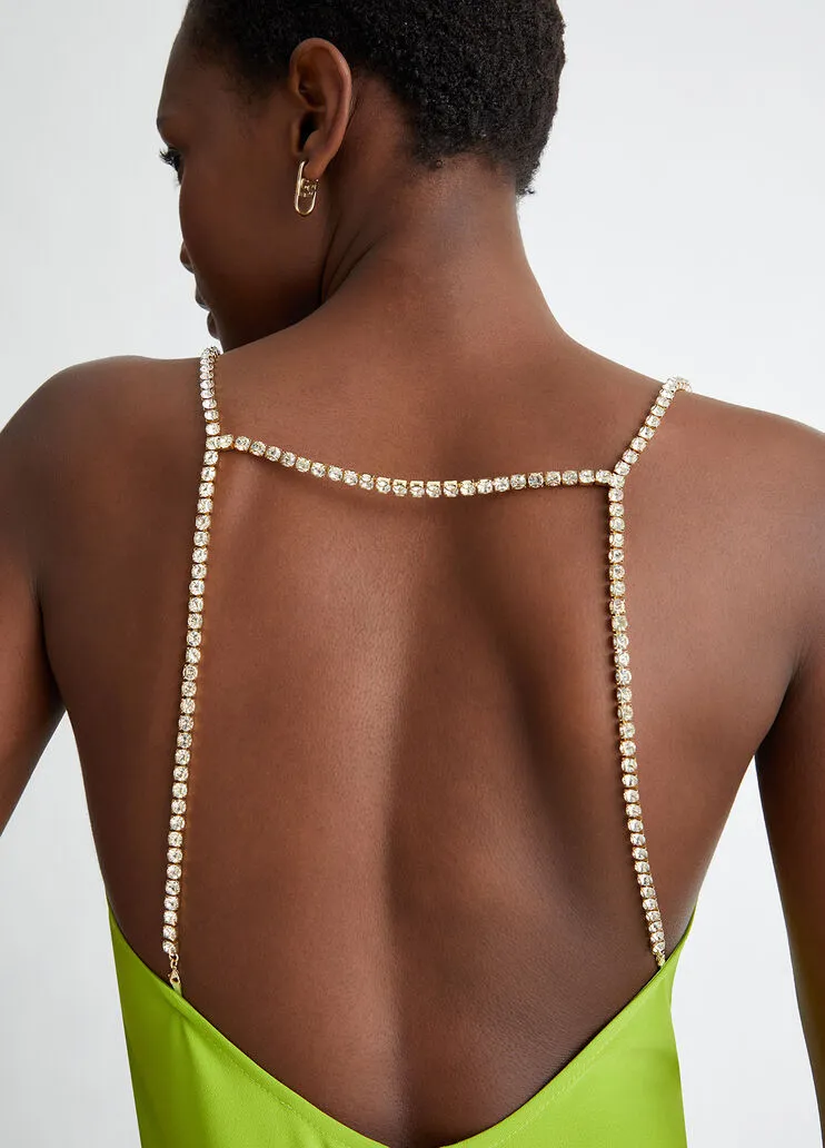 Embellished Strap Smart Dress