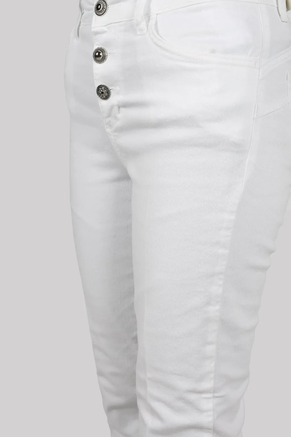 Flared Cropped Jeans