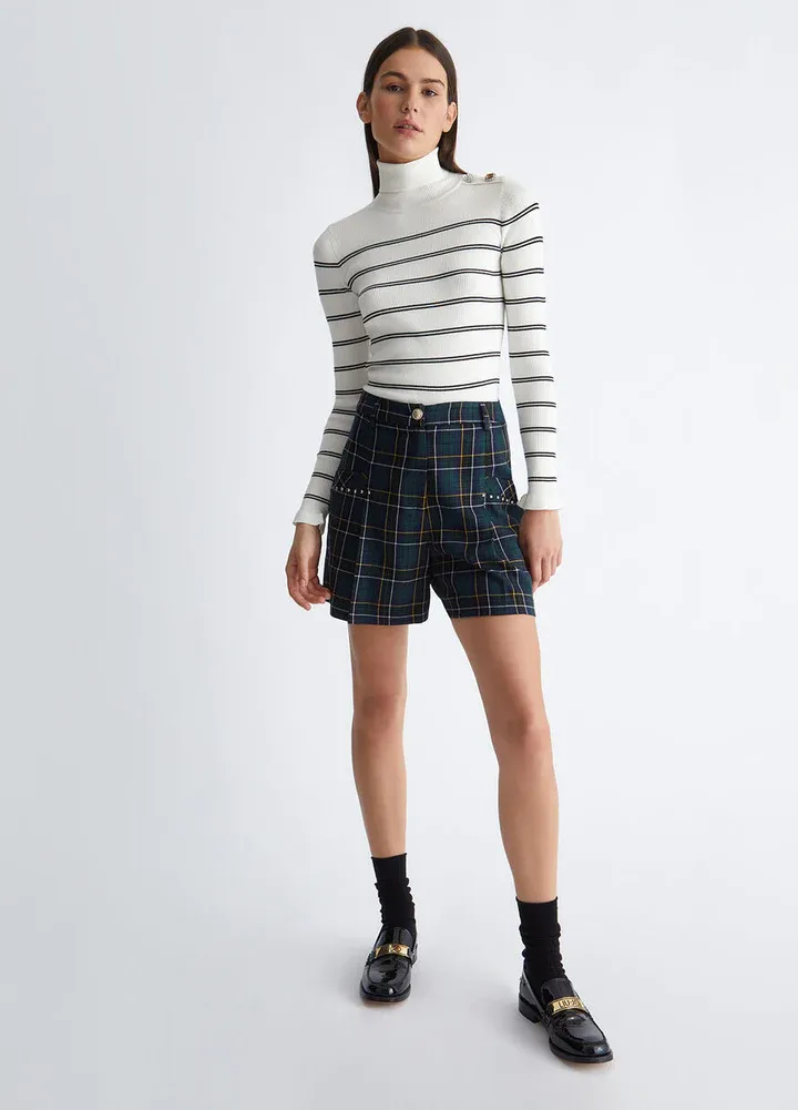 Checked Shorts