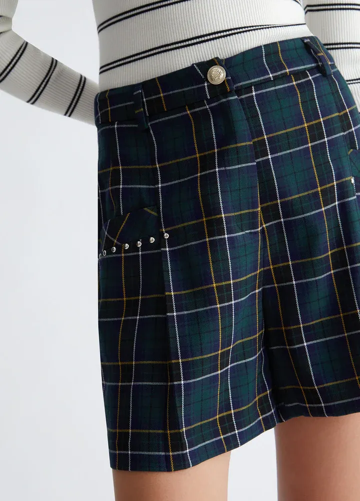 Checked Shorts