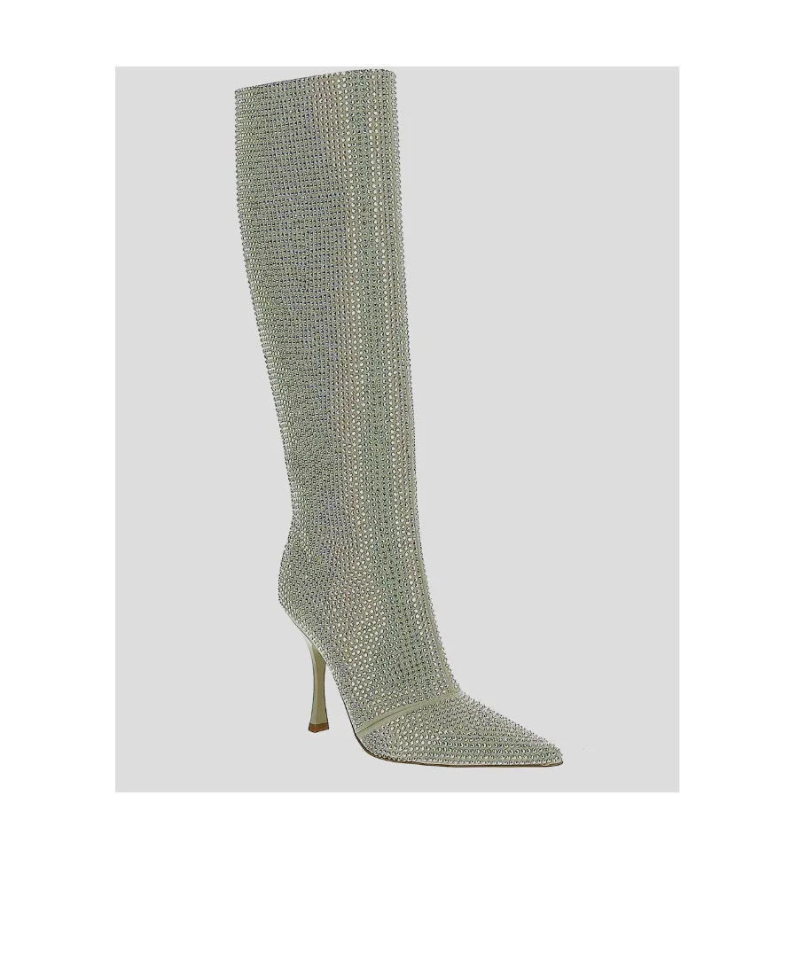 Leonie Hanne X Liu Jo Embellished Pointed Toe Boots