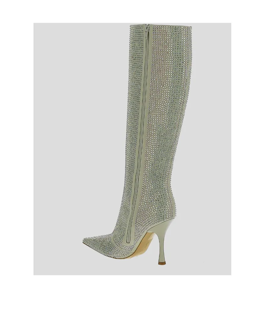 Leonie Hanne X Liu Jo Embellished Pointed Toe Boots