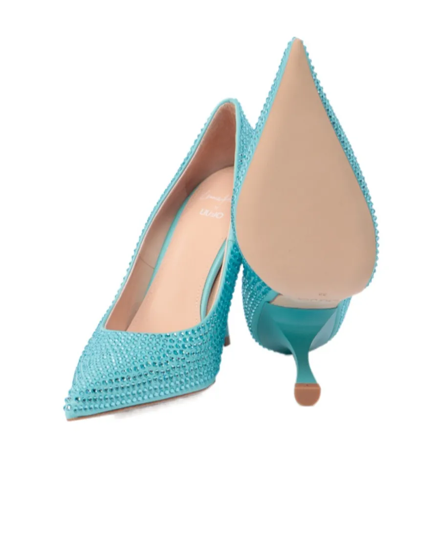 Leonie Hanne X Liu Jo Embellished Sculpted Heel Pumps