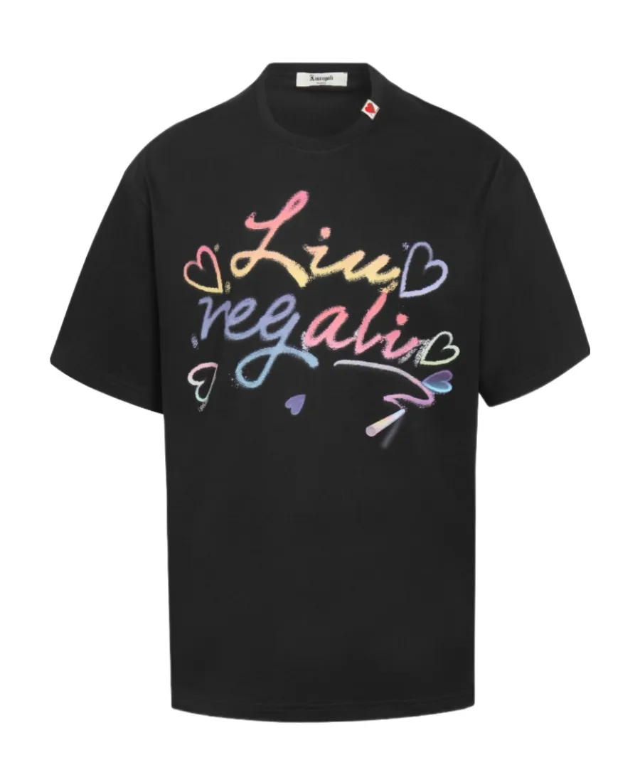Chalk Graffiti Letter T-Shirt